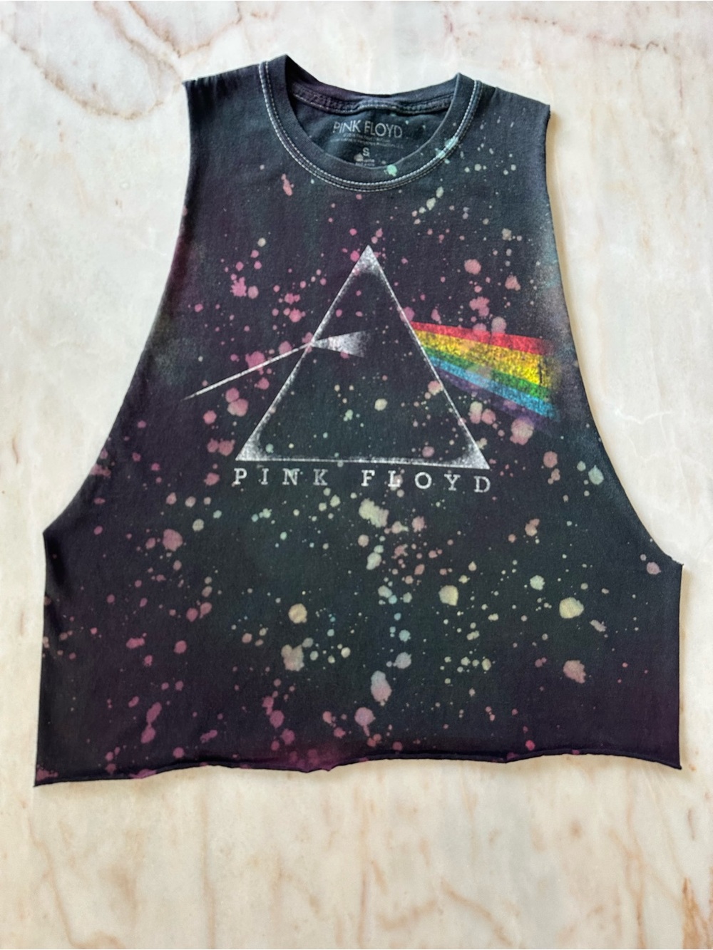 Pink Floyd Dark Side of the Moon Tie-Dye Muscle T-shirt